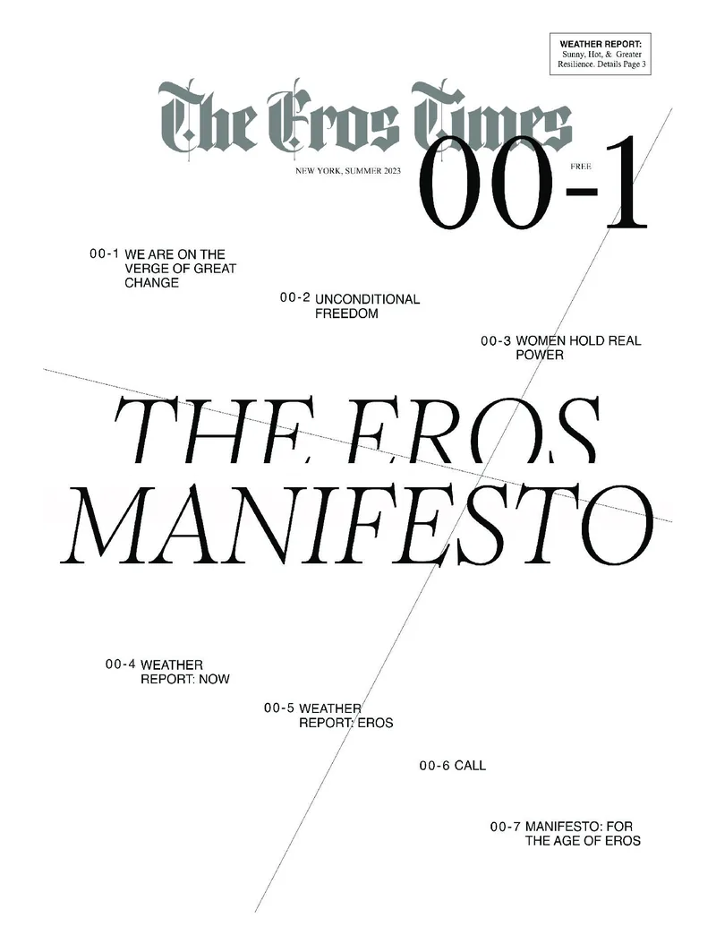 The Eros Times — Issue 00-1